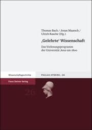 Cover von Gelehrte Wissenschaft