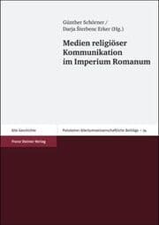 Cover von Medien religiöser Kommunikation im Imperium Romanum