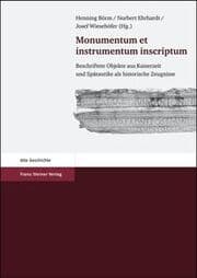 Cover von Monumentum et instrumentum inscriptum