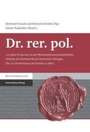 Cover von Dr. rer. pol.