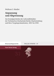 Cover von Anpassung und Abgrenzung