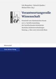 Cover von Verantwortungsvolle Wissenschaft
