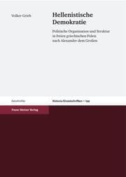 Cover von Hellenistische Demokratie