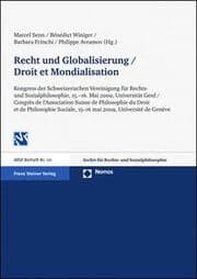 Cover von Recht und Globalisierung/Droit et Mondialisation