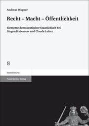 Cover von Recht, Macht, Öffentlichkeit