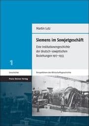Cover von Siemens im Sowjetgeschäft