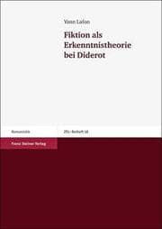 Cover von Fiktion als Erkenntnistheorie bei Diderot