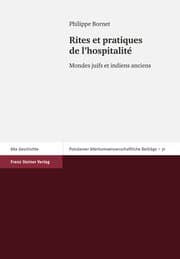 Cover von Rites et pratiques de l'hospitalité