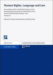 Cover von Human Rights, Language and Law