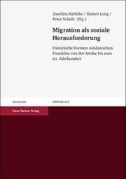 Cover von Migration als soziale Herausforderung