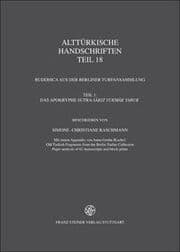 Cover von Alttürkische Handschriften 18