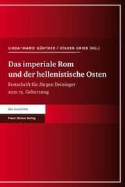Cover von Das imperiale Rom und der hellenistische Osten