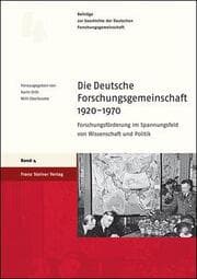 Cover von Die Deutsche Forschungsgemeinschaft 1920-1970