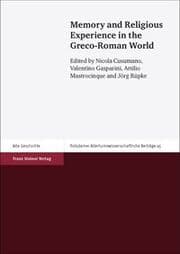 Cover von Memory and Religious Experience in the Greco-Roman World