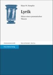 Cover von Lyrik