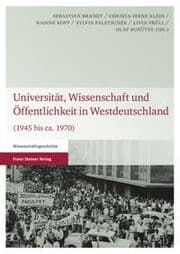 Cover von Universität, Wissenschaft und Öffentlichkeit in Westdeutschland