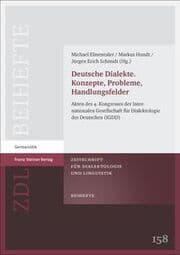 Cover von Deutsche Dialekte. Konzepte, Probleme, Handlungsfelder
