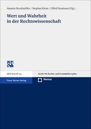 Cover von Wert und Wahrheit in der Rechtswissenschaft