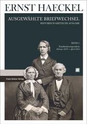 Cover von Ernst Haeckel: Ausgewählte Briefwechsel. Historisch-kritische Ausgabe. Bd. 1