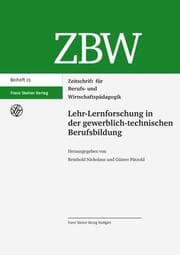 Cover von Lehr-Lernforschung in der gewerblich-technischen Berufsbildung