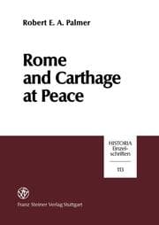 Cover von Rome and Carthage at Peace