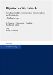 Cover von Uigurisches Wörterbuch. Sprachmaterial der vorislamischen türkischen Texte aus Zentralasien