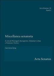 Cover von Miscellanea senatoria