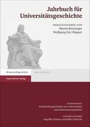 Cover von Jahrbuch für Universitätsgeschichte 20 (2017)