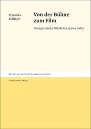 Cover von Von der Bühne zum Film