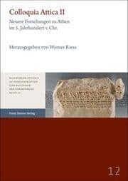 Cover von Colloquia Attica. Band 2