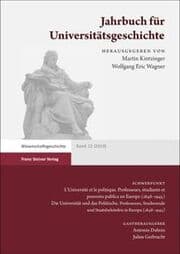 Cover von Jahrbuch für Universitätsgeschichte 22 (2019)
