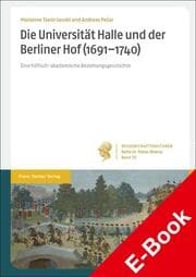 Cover von Die Universität Halle und der Berliner Hof (1691-1740)