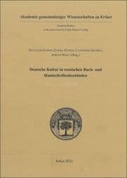 Cover von Deutsche Kultur in russischen Buch- und Handschriftenbeständen