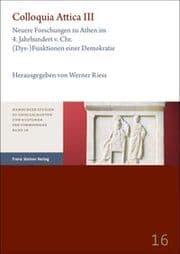 Cover von Colloquia Attica. Band 3