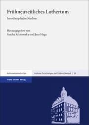 Cover von Frühneuzeitliches Luthertum