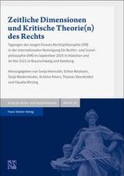 Cover von Zeitliche Dimensionen und Kritische Theorie(n) des Rechts
