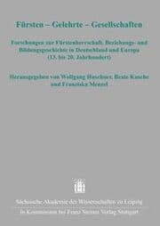 Cover von Fürsten - Gelehrte - Gesellschaften