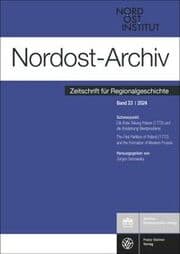 Cover von Nordost-Archiv 33 (2024)