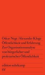 Cover von Öffentlichkeit und Erfahrung