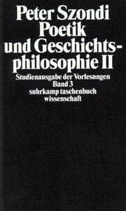 Cover von Poetik und Geschichtsphilosophie