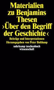 Cover von Materialien zu Benjamins Thesen >Über den Begriff der Geschichte<
