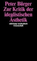 Cover von Zur Kritik der idealistischen Ästhetik