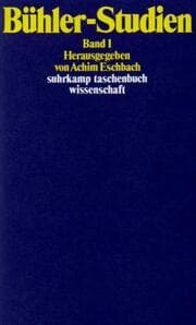 Cover von Bühler-Studien. Zwei Bände