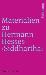 Cover von Materialien zu Hermann Hesses 'Siddhartha'