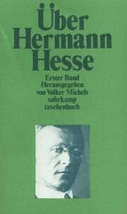 Cover von Über Hermann Hesse 1