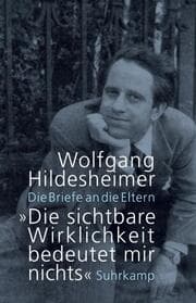 Cover von 'Die sichtbare Wirklichkeit bedeutet mir nichts'
