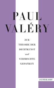 Cover von Paul Valéry: Zur Theorie der Dichtkunst und vermischte Gedanken