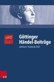 Cover von Göttinger Händel-Beiträge, Band 24