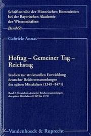 Cover von Hoftag, Gemeiner Tag, Reichstag