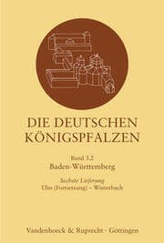 Cover von Die deutschen Königspfalzen. Lieferung 3,6